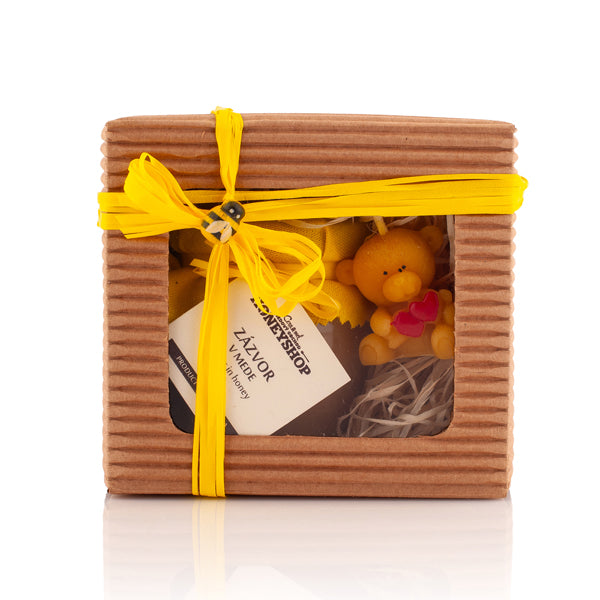 Krabička zázvorová mňamka a sviečka