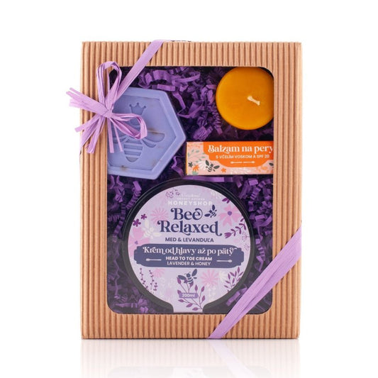 Kozmetická medová krabička Bee Relaxed kombo