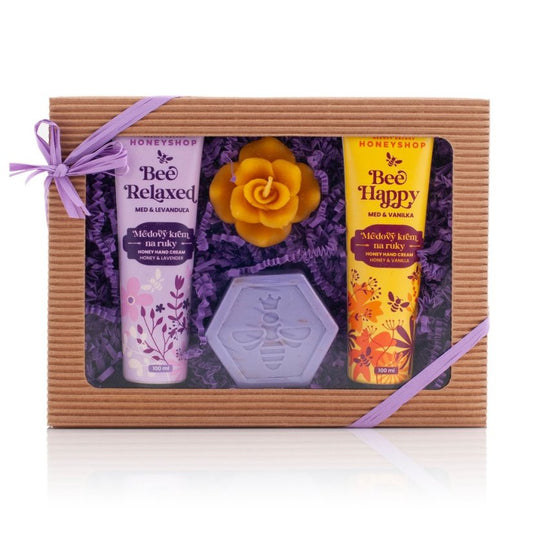 Kozmetická medová krabička Bee Relaxed duo